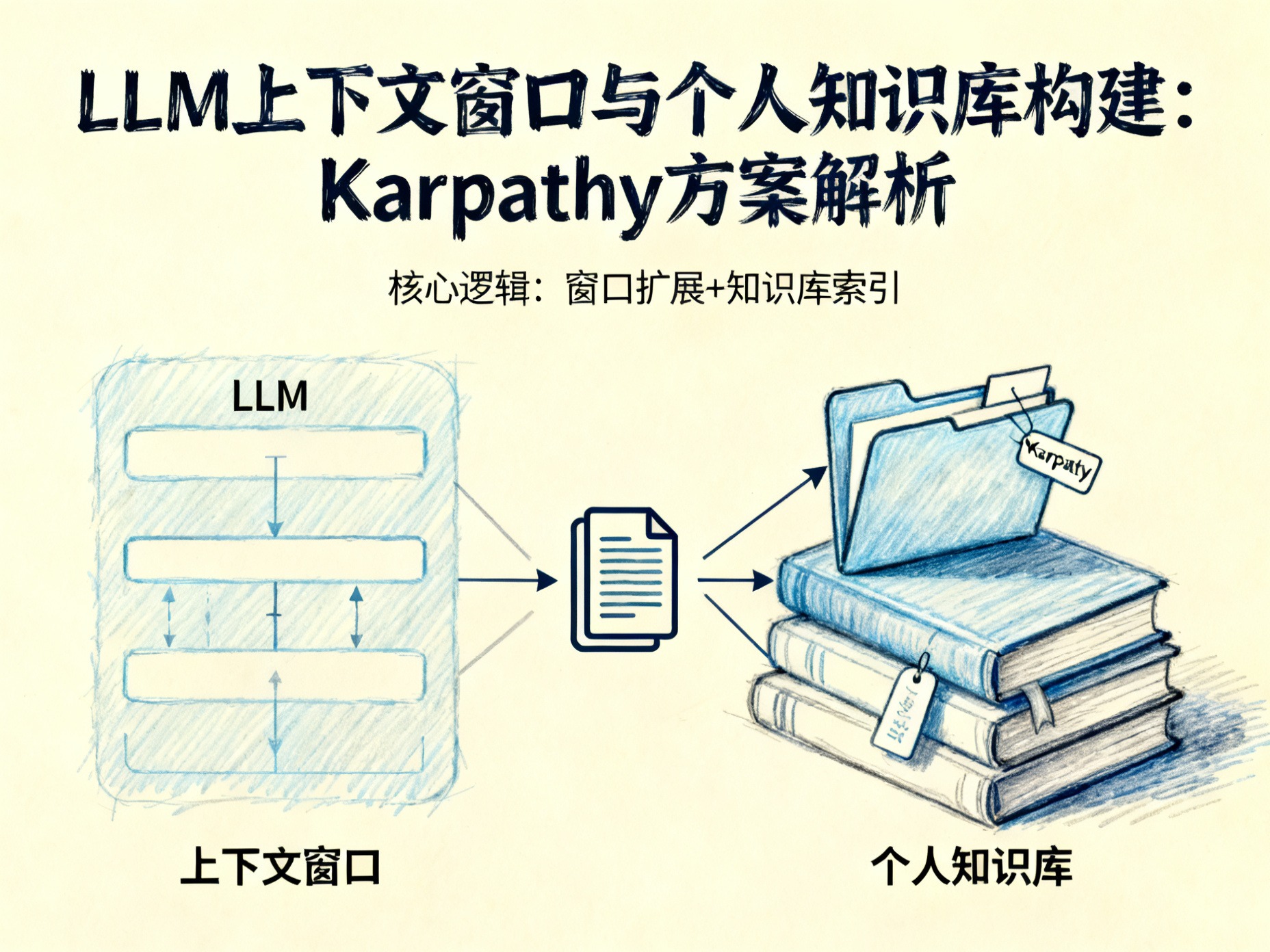 LLM上下文窗口与个人知识库构建：Karpathy方案解析