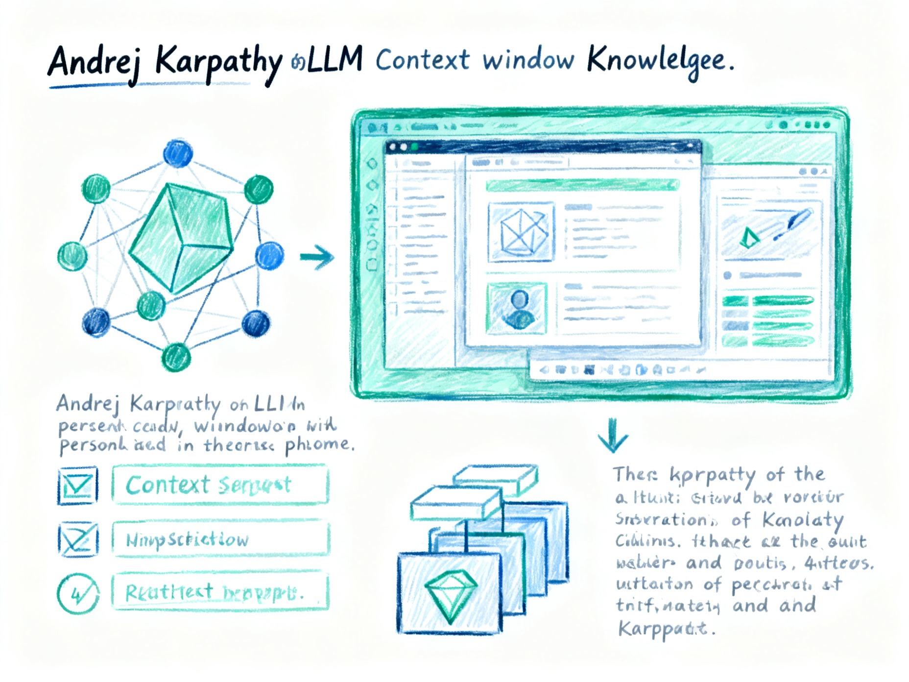 Andrej Karpathy的LLM上下文窗口与个人知识库方案