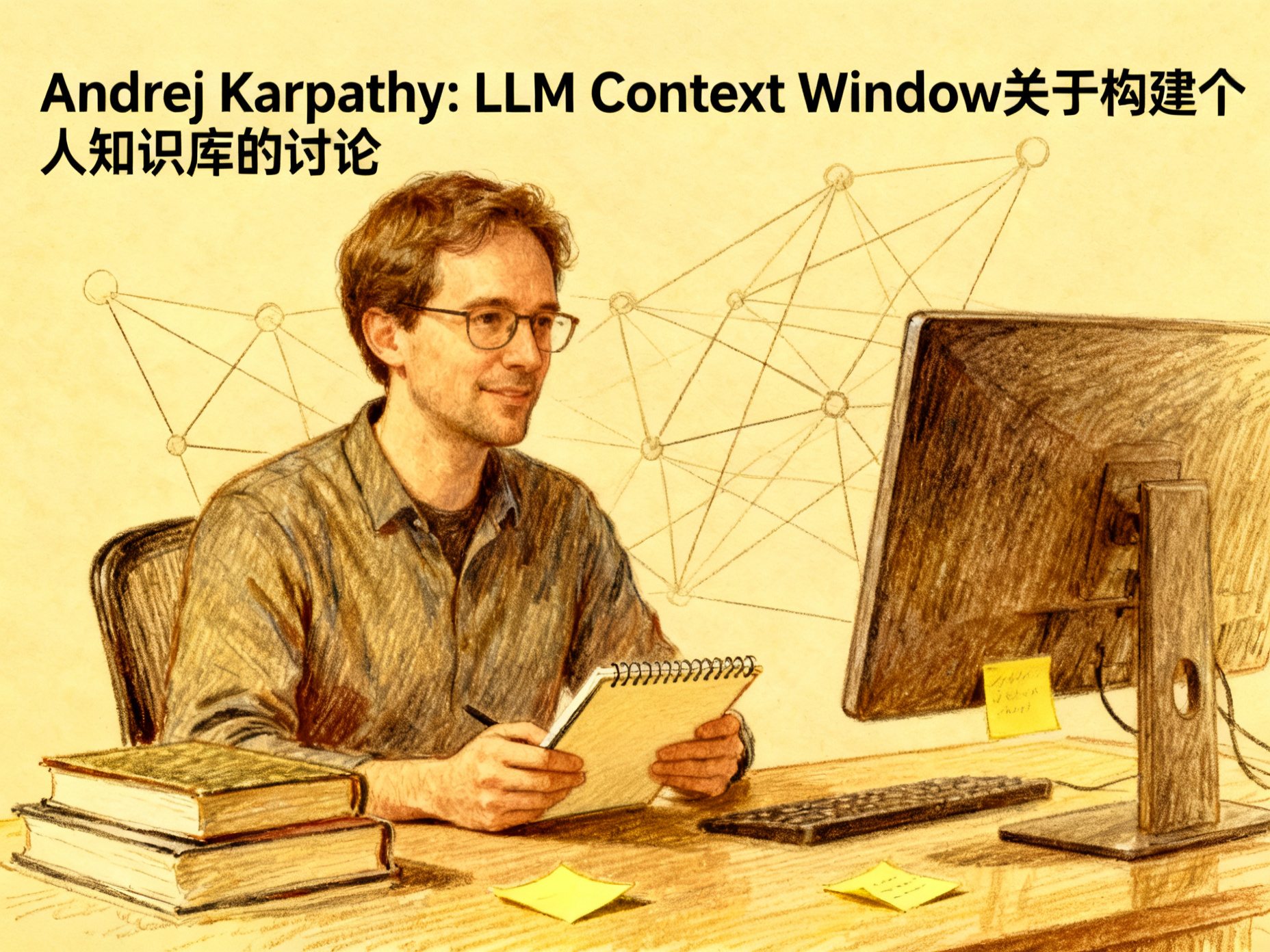 Andrej Karpathy: LLM Context Window 关于构建个人知识库的讨论