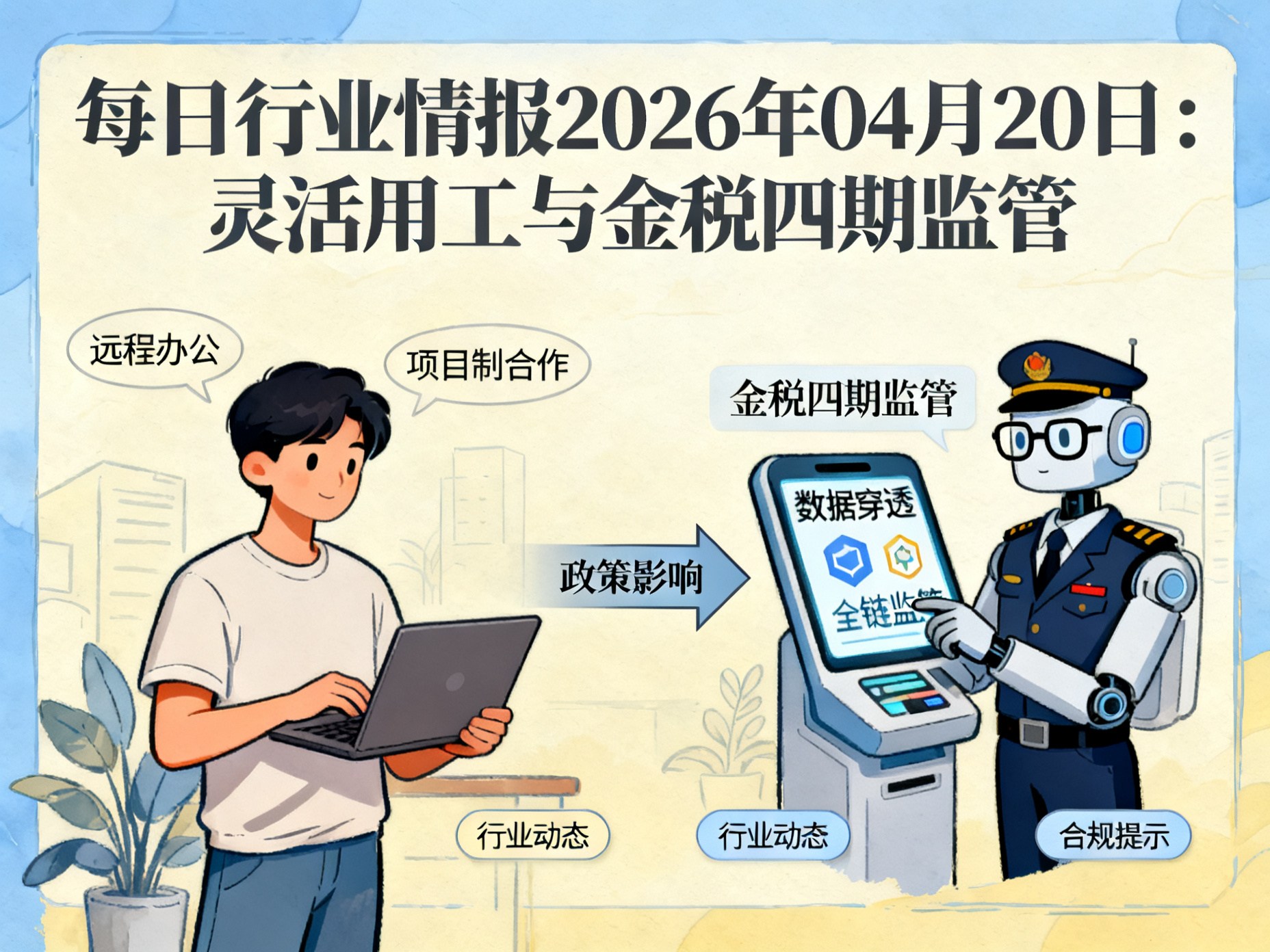 每日行业情报 2026年04月20日：灵活用工与金税四期监管