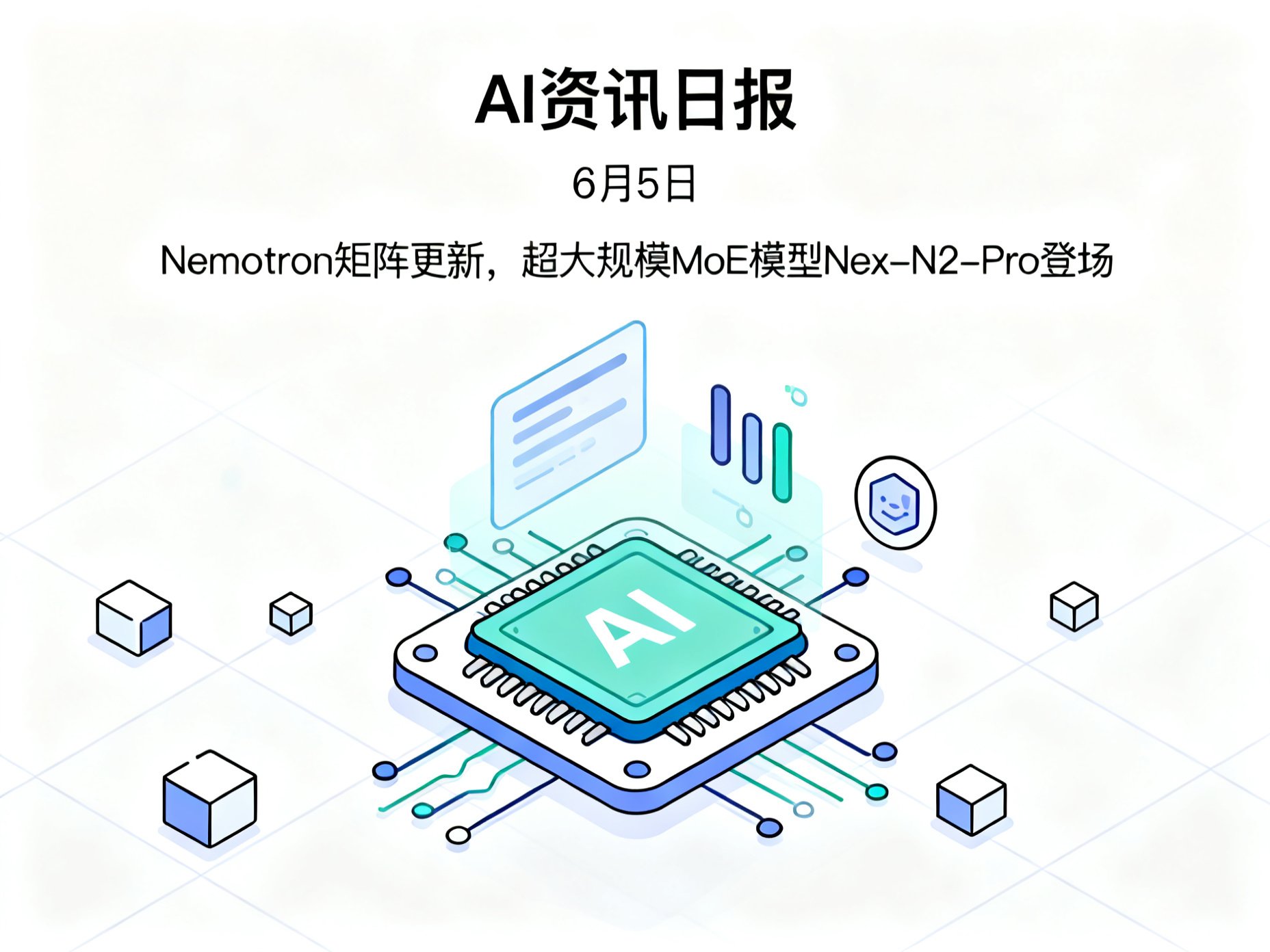 AI 资讯日报 | 6月5日：Nemotron 矩阵更新，超大规模 MoE 模型 Nex-N2-Pro 登场